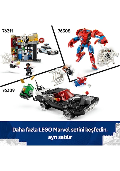 LEGO® Marvel Spider-Verse: Miles Morales, Spot'a Karşı 76311 - 9 Yaş ve Üzeri Süper Kahramanlı Yaratıcı Oyuncak Yapım Seti (375 Parça)