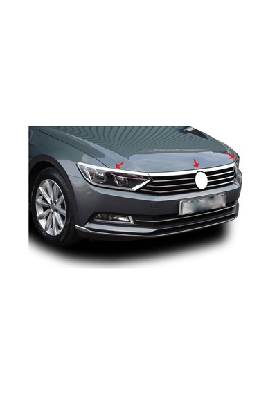 Vw Passat B8-b8.5 Far Üstü Çıta Kromu 3 Parça P.çelik