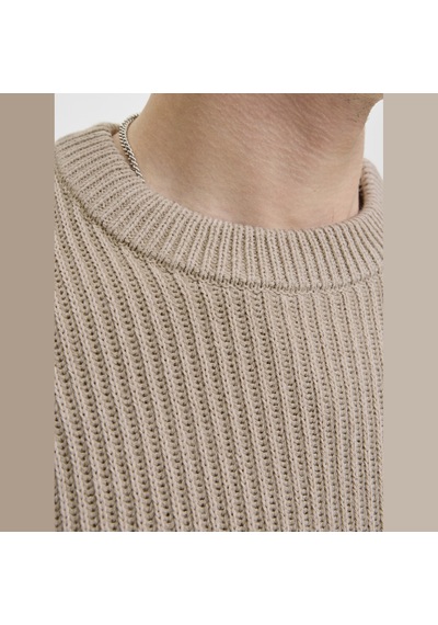 Jack & Jones Erkek Regular Fit Bisiklet Yaka Triko Kazak - Dover - 12278816 Çok Renkli
