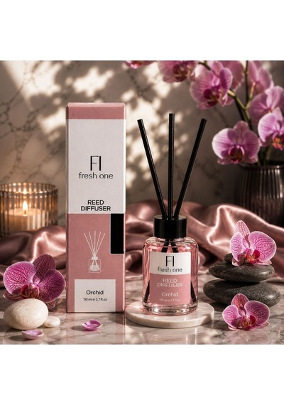 Orchid Çubuklu Oda Kokusu 110 Ml Kalıcı Ferah Ev Kokusu Orkide