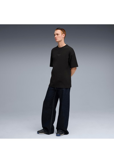 Puma Pl Lifestyle Tee Erkek Yetişkin T-shirt SIYAH