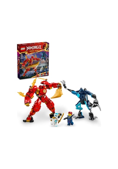 LEGO® NINJAGO Kai’nin Ateş Elementi Robotu 71808 7+ Yaratıcı Oyuncak Yapım Seti - 322 Parça