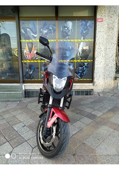 12-15 Honda Nc700X Nc750X Uzun Ön Cam Zeus Açık Füme 55cm 4mm
