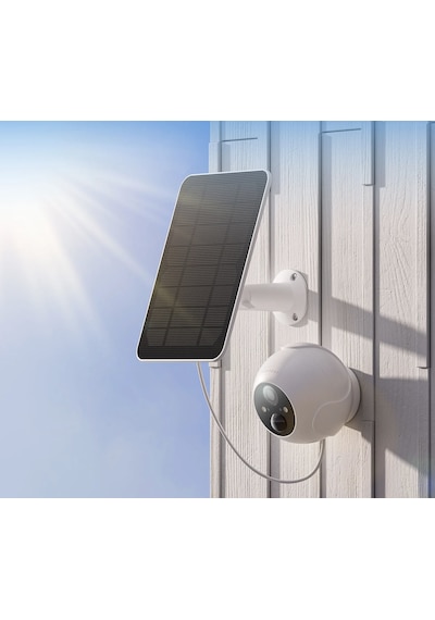 Switchbot Outdoor Spotlight Cam 2k Güneş Enerjili Şarj Paneli