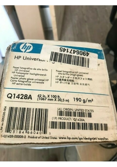 Hp Q1428a 1067 Mm X 30.5 M Plotter Kağıdı 2'li Paket Muadil