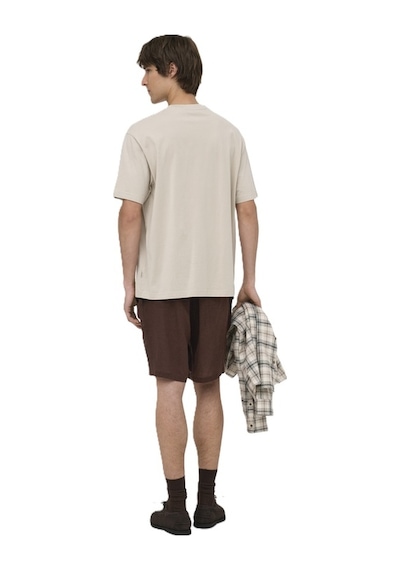 Only & Sons Onslaurence Lınen Blend Shorts Noos Erkek Kahverengi Şort - 22036246