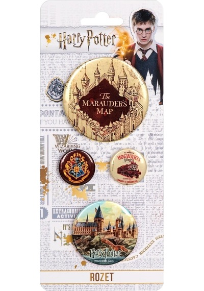 Bakgelal Harry Potter Lisanslı Rozetleri, Hogwarts Temalı Koleksiyonluk Metal Rozet, Harry Potter Hayranları İçin 9 Üç Çeyrek Koleksiyonu - Bgahpozet002 Çok Renkli