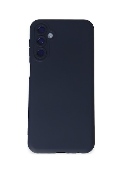 Samsung Galaxy Uyumlu. M34 5g Kılıf Nano İçi Kadife Silikon - Lacivert