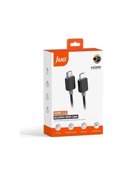 4k 60hz 18gbps Hdr Arc Hdcp Destekli Hdmı 2.0 Kablo 2 Metre
