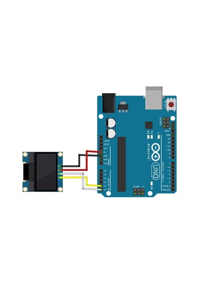 1.3 Inch Iıc Beyaz Oled Lcd Modül I2c Seri 1.3 Ssh1106 Dc 3.3v 5v 128x64 Pixel Grafik Lcd Display