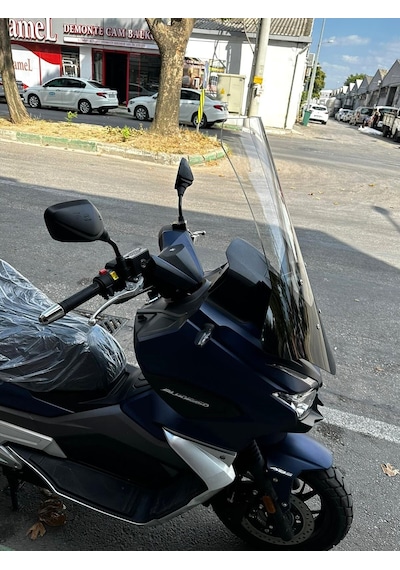 Motocam Rks Blade 350 Ön Cam 2023-2026 Model 75cm Şeffaf Renkli 4mm Uzun