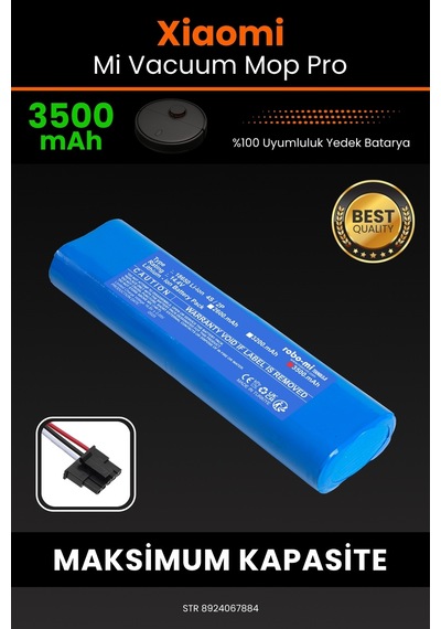 Xiaomi Mop Pro STYTJ02YM 3500mAh Robot Süpürge Bataryası