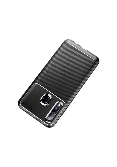 Huawei Honor 20 Lite Kılıf Zore Negro Silikon Kapak Kahverengi