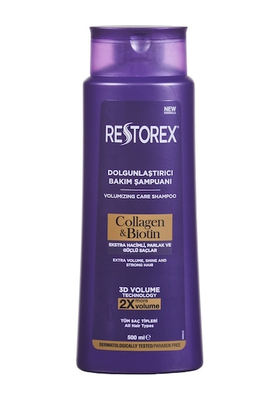 Restorex Şampuan 500 Ml Kolajen & Biotin - Hacim Ve Güçlendirme 3'li Ekonomik Paket - 3 Adet Tarı