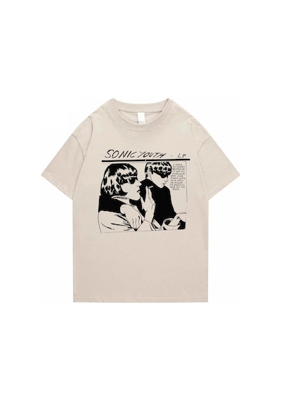 Tarzsokak Sonic Youth T-shirt Bej