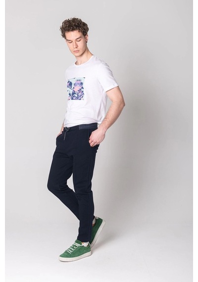 John Frank Travel T-shirt Siyah