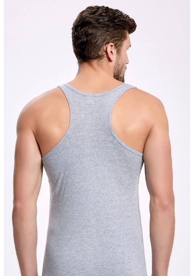 Gri Sporcu Erkek Atlet 5 Adet 001