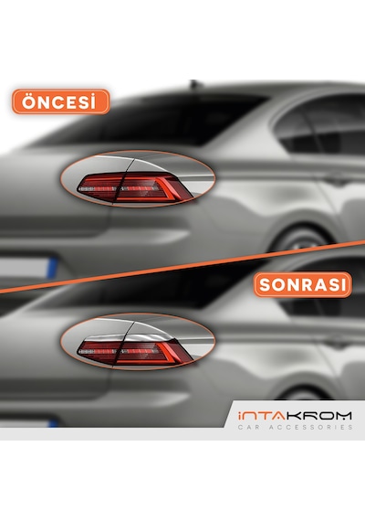 intakrom Volkswagen Passat B8 Krom Stop Kaşı - 2015 - 2019