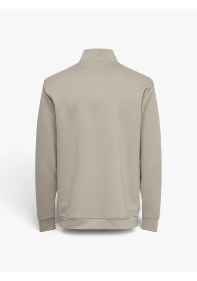 Only & Sons Onsluca Lıfe Reg Ls Halfzıp Sweat Erkek Gri Sweatshirt - 22037612