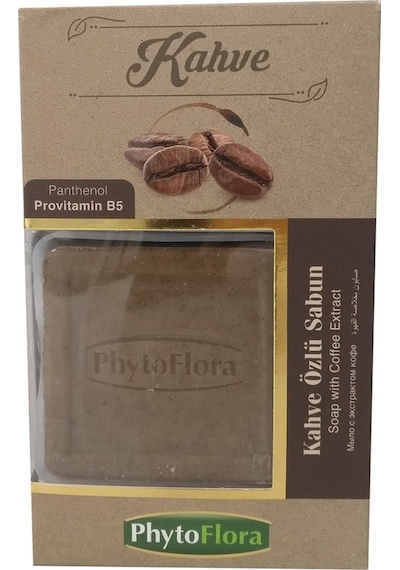 Phytoflora Kahve Özlü Sabun 125 G + Sabunluk + Kese