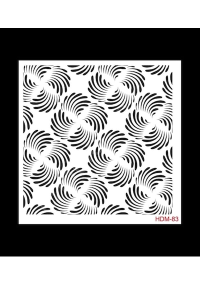 Hdm83 Cadence Home Dekor Stencil 25X25