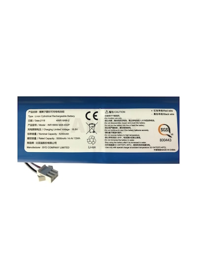 14.4 V 5200 Mah Li-ion Pil Robot Süpürge Bataryası