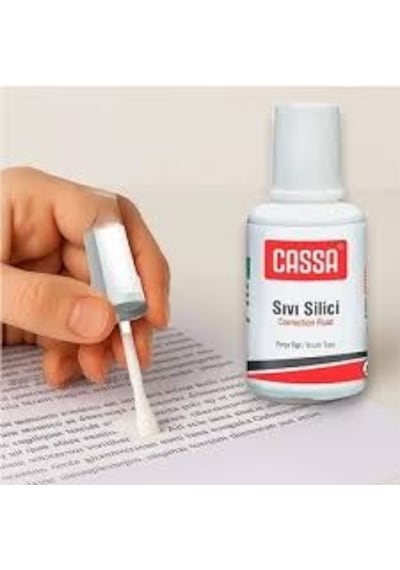 Cassa 20 Ml Fırça Uçlu Sıvı Düzeltici Daksil - 12'li Paket