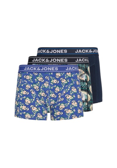 Jack & Jones Kingston Erkek 3'lü Boxer 12288876-dzb Çok Renkli