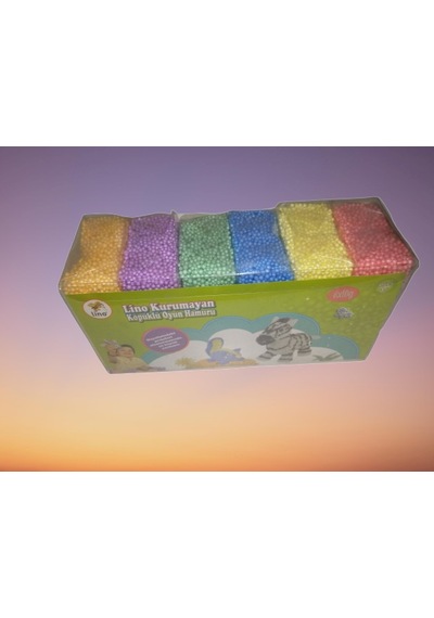 Lino Kurumayan Köpüklü Oyun Hamuru 6 Renk 6x10gr