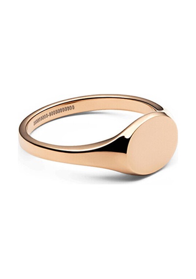 Classic Mini Signet Ring Rose Gold Pembe