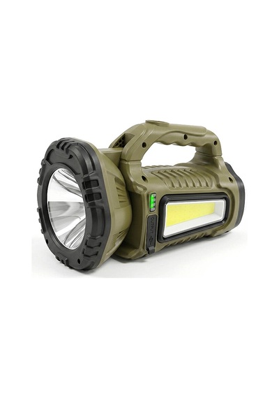 Panther Usb Şarjlı Solar El Feneri 3w Led 600 Lm 5 Işık Modlu Çok Renkli