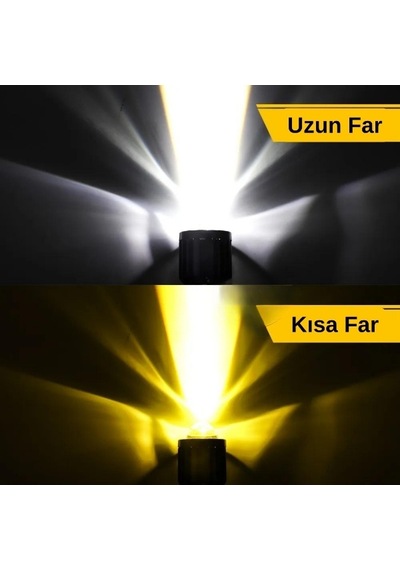 Toyota Corolla AE101 1991-1998 Uyumlu Mercekli Şimşek Etkili Led Xenon Far Ampulü Sarı 53899566