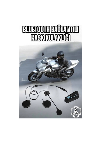 Kask Kulaklığı Motosiklet Intercom Interkom Dinleme Konuşma Özellikli Su Geçirmez 91915705