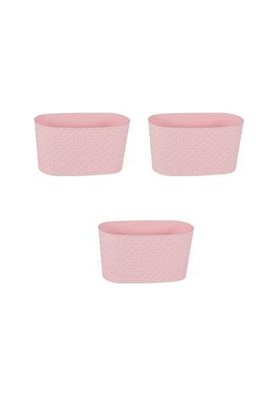 Kapadokya Saksı Pastel Pembe 3 Adet