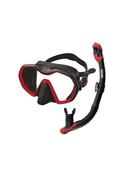 Seac Icona Maske Şnorkel Set Kırmızı Kırmızı
