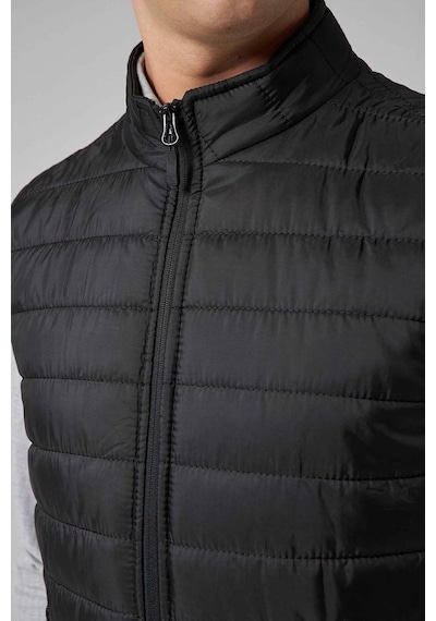 D's Damat Regular Fit Siyah Dik Yaka Elyaf Dolgulu Mevsimlik Fermuarlı Yelek Mont 7HF07ORT42611 D's Damat Regular Fit Siyah Dik Yaka Elyaf Dolgulu Mevsimlik Fermuarlı Yelek Mont 7HF07ORT42611