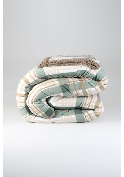 Merinos Comforter Tek Kişilik Yorgan Seti Yeşil 160x240