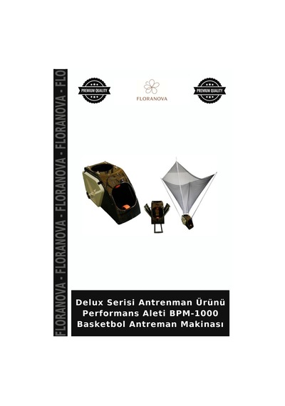 Delux Serisi Antrenman Ürünü Performans Aleti Bpm-1000 Basketbol Antreman Makinası