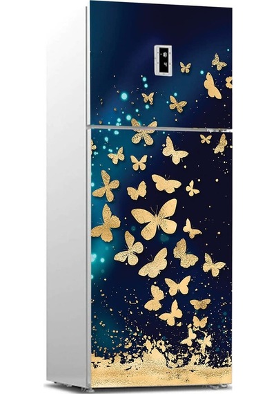 Buzdolabı Sticker Kaplama Dolap Kaplama Etiketi 3D Kelebekler (540884971)