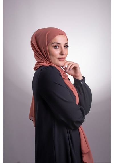 Hürrem Bone Taba Pratik Hazır Geçmeli Şal Şifon Boru Boneli 3001_33