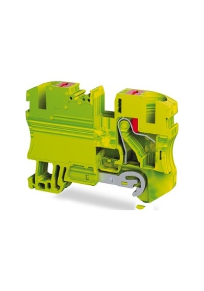 Tbloc Pft2.5e-sy ,toprak 2.5mm Baskılı Ray Klemens