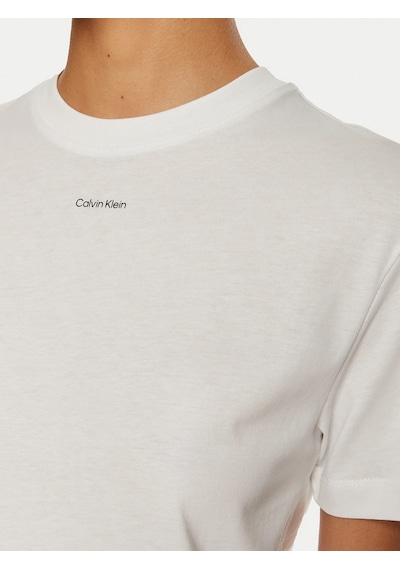 Calvin Klein Calvın Kleın Kadın T-shırt K20k207519-yaf Beyaz