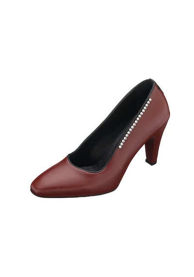 Costo Shoes 40-41-42-43-44 Numara Ays7986 Kahve Topuklu Özel Seri Kadın Stiletto Bej