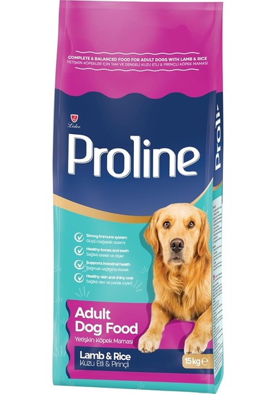 Proline Kuzu Etli Pirinçli Yetişkin Köpek Maması 15 Kg
