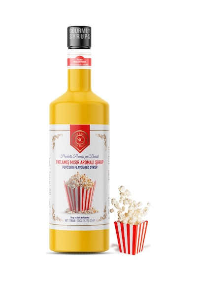 Nish Popcorn Patlamış Mısır Aromalı Şurup 700 Ml - Pet Şişe