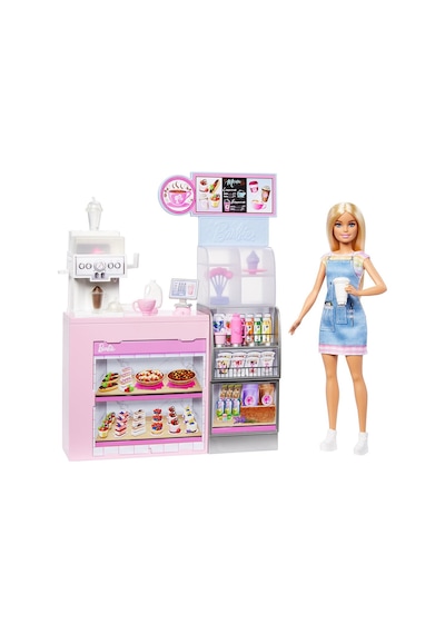 Hxn94 Barbie Kahve Dükkanı Oyun Seti