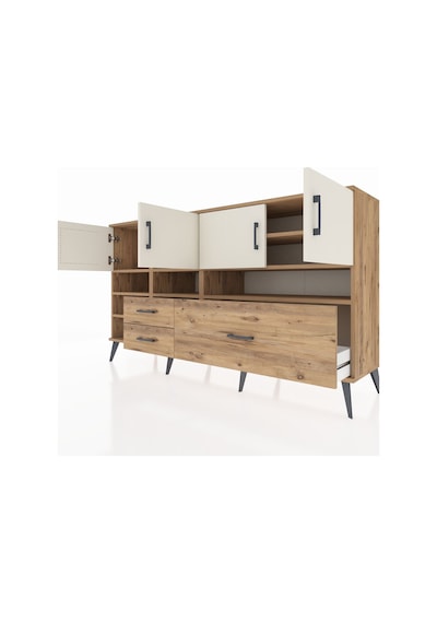 Hyperion Konsol 8 Raflı 3 Çekmeceli 4 Kapaklı 176x44x99 Çam-aytaş Çam-aytaşı/çam Hyperion Konsol 8 Raflı 3 Çekmeceli 4 Kapaklı 176x44x99 Çam-aytaş Çam-aytaşı/çam