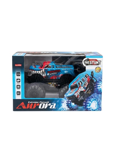 1:18 Uzaktan Kumandalı Canavar Kamyon 4x4 Işıklı Off-road Araba - Full Fonksiyon 2.4 Ghz Çok Renkli
