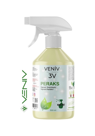 3v Peraks Bitkisel Yaprak Parlatıcı & Temizleyici - Bitki Koruyucu Sprey Doğal Bitki Bakım 1