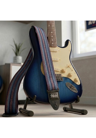 Midex Gsr-10 Özel Tasarım Desenli Gitar Omuz Askısı 90-145 Cm Uzunluk